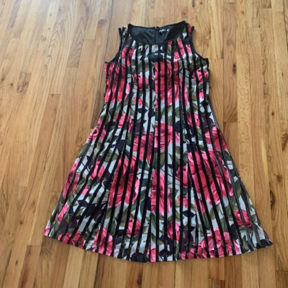 phase7seven floral midi dress size 14
